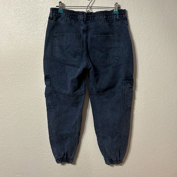 Free People Denim Cargo Joggers Small - Picture 6 of 6